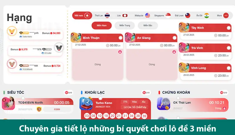 Bí quyết đánh lô đề ba miền không thua, trăm trận trăm thắng