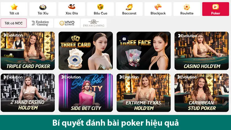 Khám phá quy tắc, cách chơi và bí quyết để bạn chơi Poker trực tuyến hiệu quả nhất