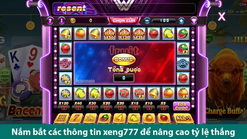 Tìm hiểu cách chơi và các thủ thuật chinh phuc game nổ hũ Xèng 777
