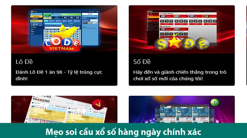 Mẹo soi cầu xổ số hàng ngày siêu đỉnh giúp đề thủ chơi là thắng