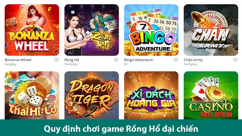 Cách chơi và bí quyết chơi Rồng hổ đại chiến thắng liên tục