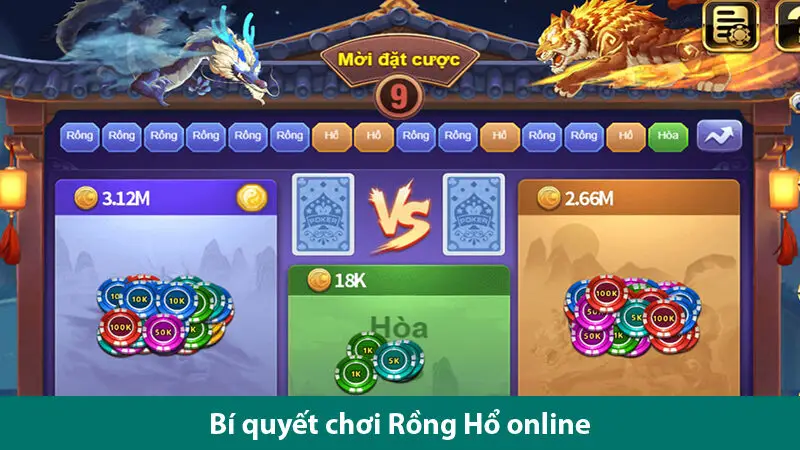 Cách chơi và bí quyết chơi Rồng hổ đại chiến thắng liên tục