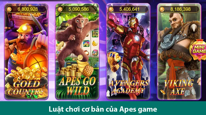 Khám phá nổ hũ Apes Go Wild siêu đỉnh cùng các phần thưởng không giới hạn