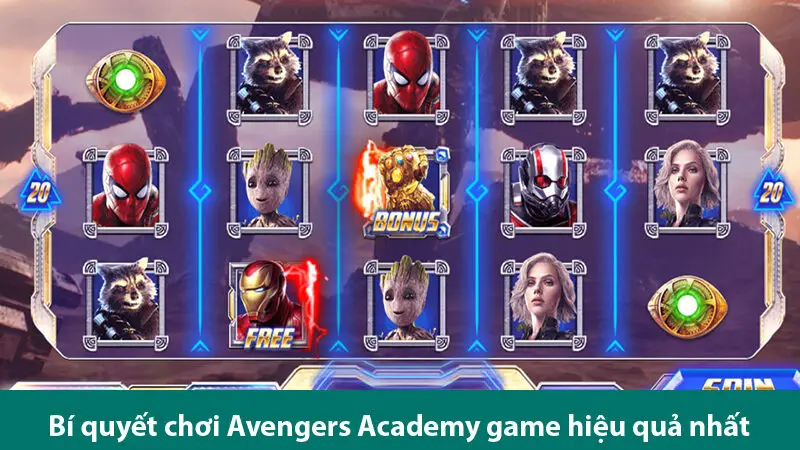Khám phá những bí mật để trúng jackpot khi quay hũ Avengers Academy